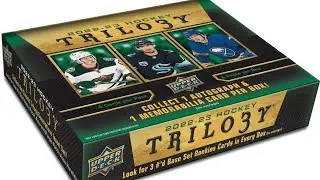 Trilogy Luck!! Opening 2022-23 Upperdeck Trilogy hobby hockey card box