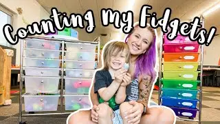 Updated Fidget Collection | Counting and Organizing my Fidget Collection #fidgets #fidgetcollection