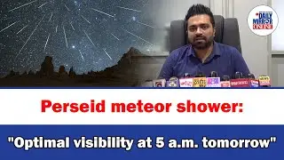 Perseid meteor shower: 