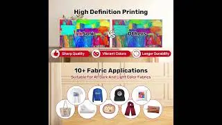 InkSonic L1800 A3 DTF Printer Review: T-Shirt Printing Machine, Auto Cleaning & Heat Press!