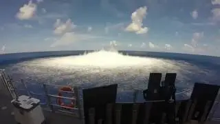 Watch A Powerful Shock wave From A 10,000 Pound Underwater Explosive Test