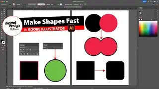 How to Use Shapes, Stroke, and Pathfinder in Illustrator (Beginner Tutorial)