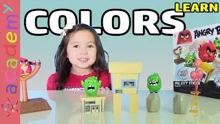 Learn Colors Angry Birds Set Toys for Kids Babies & Toddlers Learning Baby Songs & Nursery Rhymes