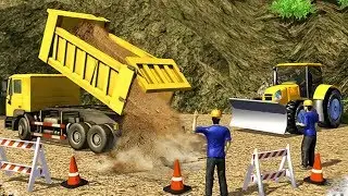 Tunnel Construction 2018 Mega Machines Simulator - Driving Builder Vehicles | Android Gameplay