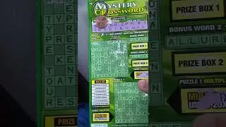 Mystery Crossword Big Win #bigwin #calottery #winner #shorts