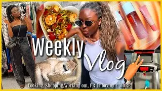 Weekly Vlog : Shopping on a BUDGET, Re learning how to COOK, PR UNBOXING, CHIT CHATS & More