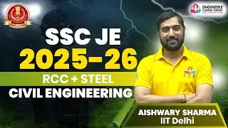SSC JE 2026 &ndash; Civil Engineering | Strength of Materials & Structural Engineering