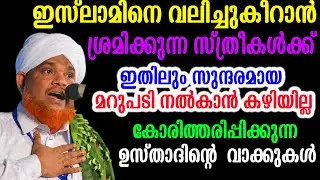 ഇസ്ലാമിനെ വലിച്ചുകീറാൻ ശ്രമിക്കുന്ന സ്ത്രീകൾക്ക്   ഇതിലും സുന്ദരമായ മറുപടി നൽകാൻ കഴിയില്ല