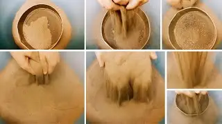 ASMR | Dusty crispy Sand sifting | sleep alert | Oddlysatisfying
