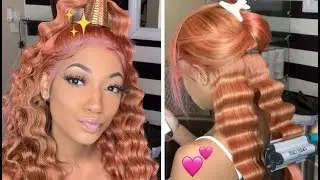 Установка фронтального парика ROSE GOLD✨! (MsCoco)