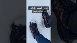 Waterproof hiking sneakers perfect for snow days - Women&rsquo;s Merrell Bravada 2 WP #snow #hiking #shoes