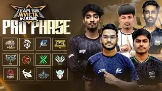 [🔴LIVE] PRO PHASE | TEAM SIR INVICTA WARZONE | TEAM SIR ORG | PRODUCTION PARTNER-PASSONATE ESPORTS 