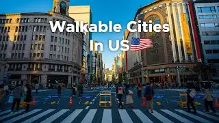 10 Most walkable CITIES in the US (HIDDEN CITIES)