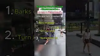 VITALY Streamer Gets ARRESTED After Harassing Security Guard in Philippines 💀 #philippines