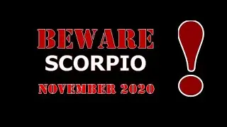 SCORPIO - November 2020 