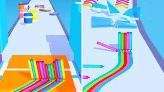 Pencil Rush 3D ✏🤩💧 All Levels Gameplay Android, iOS