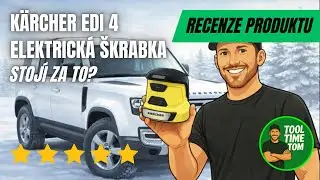 K&auml;rcher EDI 4: Test elektrick&eacute; &scaron;krabky na led! Funguje to? ❄️ | Tool Time Tom