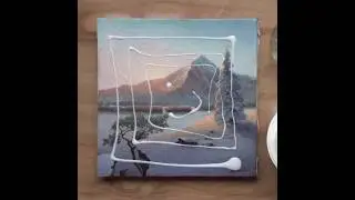 Varnishing an oil painting with acrylic styrene varnish. How varnish oil painting. #painting #shorts
