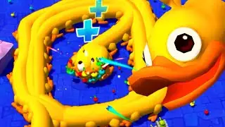 1 KILL + 38,000 SCORE WITH MAGNET TRICK !? Quackers King - Snake Rivals