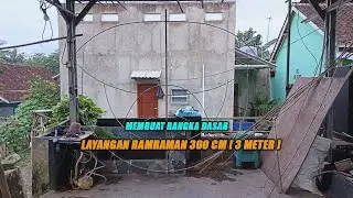 MEMBUAT RANGKA DASAR - LAYANGAN RAMRAMAN 3 METER | Layangan Sendaren