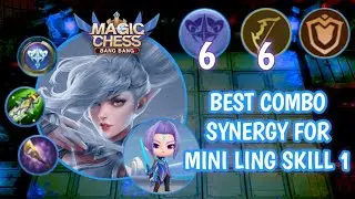 MAGIC CHESS LING SKILL 1 | BEST SYNERGY COMBO FOR LING SKILL 1 [BEST COMMANDER LING]