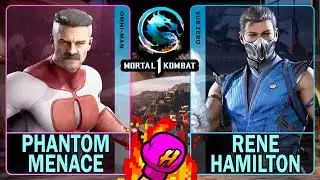 MK1 Phantom Menace (OMNI-MAN) VS Rene Hamilton (SUB-ZERO)🥊Mortal Kombat 1🥊4K 60ᶠᵖˢ