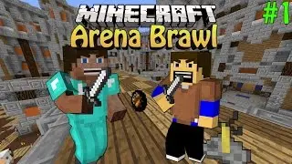 Minecraft Mini-Game | Arena Brawl | Ep.1 | Iron vs leather