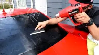 Как затонировать заднее стекло (Camaro)