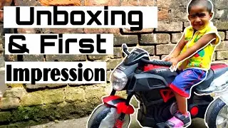 Electric Super Bike For Kids Unboxing & First Impression