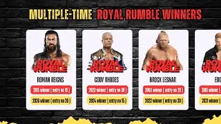 WWE Superstars Who Won the Royal Rumble More Than Once (1990&ndash;2026) #wwe #wrestling