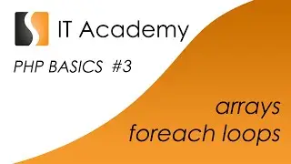 PHP03 - easy PHP tutorial and lesson - arrays and foreach loops