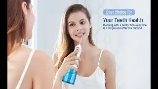 MIORA BEAUTY Cordless Water Dental Flosser for Teeth - Portable and Rechargeable 300ML
