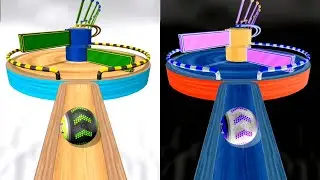 Reverse Night vs Normal &ndash; Going Balls UNREAL PRO Speedrun! Mobile #Gaming #Ball