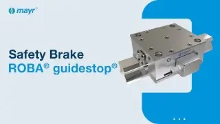 ROBA&reg; guidestop&reg;: The spring-applied safety brake for rails