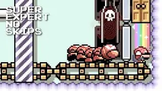Super Expert No Skips: Punished for Missing a Crazy Jump? (Mario Maker 2, Switch 2)