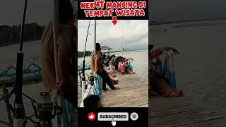 NEK4T AJA MANCING DI TEMPAT WISATA ‼️ #reels #fishing #shortvideo #mancingceria #fyp #wisata