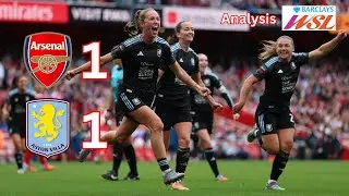 How did Arsenal drop points against Aston Villa? | Analysis | Women's Super League 2025/26