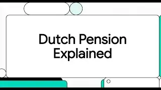 [info] Dutch Pension for Expats - The 3 Pillars
