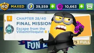 Minion Rush Despicable Ops Final Mission No Fail speed run Ninja minion walkthrough gameplay android
