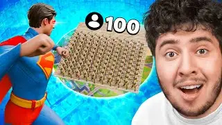 Superman Vs 100 Joueurs !