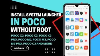 Install System Launcher in any Poco Device without root 😍😍 | New Animations & New Features For Poco
