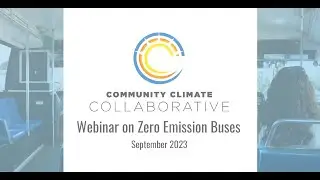 Zero Emission Buses Webinar