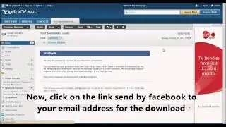 How to download the data held by facebook about you