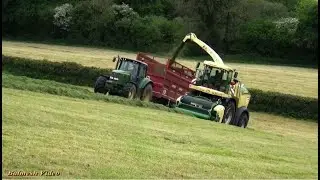 Silaging with the Krone BigX 580 and some Severe Slopes!