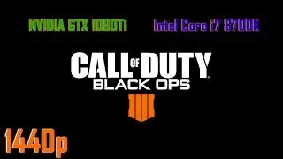 Call of Duty: Black Ops 4 BENCHMARK || PC BETA || 1440p MAXED OUT