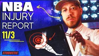 NBA DFS Injury Report Thursday 11/3/22