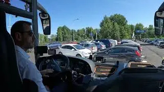 Amsterdam. Parking bus P+R Zeeburg 🚌🚌🚌 ➡️ Heineken Expirience 🚌🙂