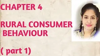 Rural Consumer Behavior Part 1 | Meaning, Definition & Features | BBA B.Com MBA | competitive exam