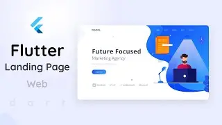 Flutter Web Landing Page | Speed Code | Flutter Tutorial #01