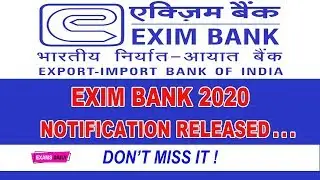 BANK VACANCY 2020 | HOW TO APPLY ONLINE FOR EXIM BANK JOBS | EXIM BANK RECRUITMENT 2020 | JOBS